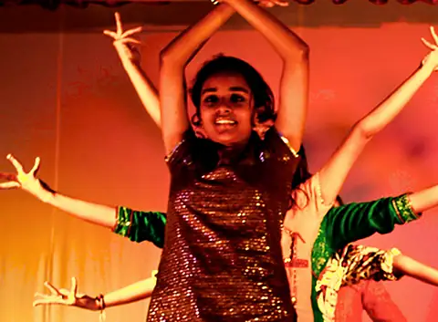 Annual day, on stage
