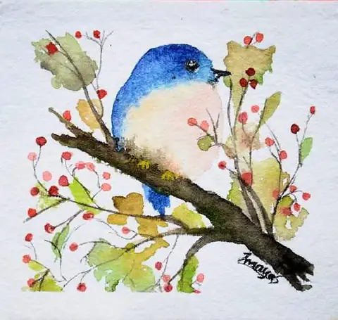 A small blue bird on a branch among red berries and yellow leaves
The Crossroads, Issue 09 · July 2023
