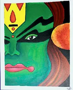 A Kathakali face in green, red and yellow
The Crossroads, Issue 11 · September 2023