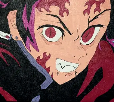 An anime boy with red eyes and bared teeth, in reds and black
The Crossroads, Issue 12 · Anand Utsav issue