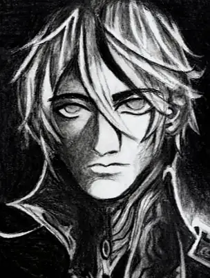 A young man with long pale hair, in charcoal greys
The Crossroads, Issue 13 · November–December issue