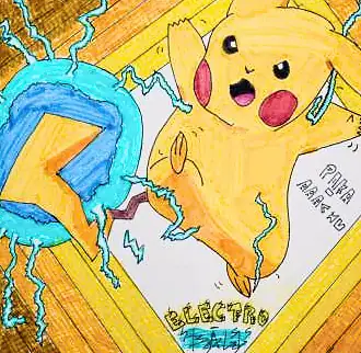Pikachu crackling with blue electricity, beside the word "Electro Ball"
The Crossroads, Issue 23 · April 2025