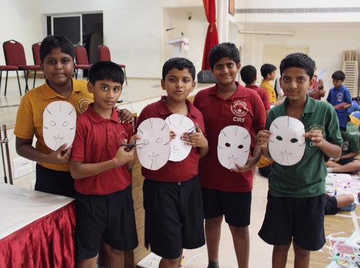 Masks, made for the stage