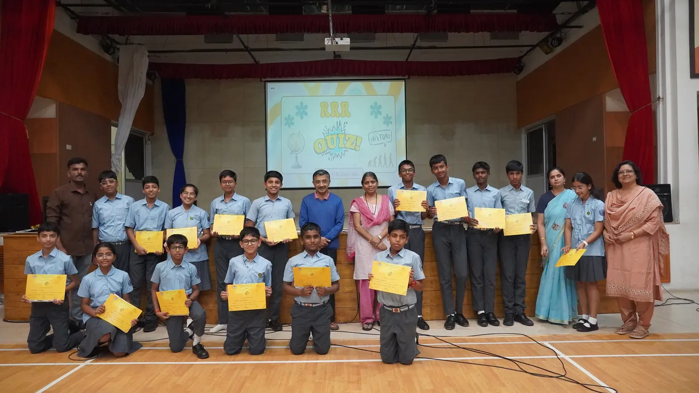 CIRS students with their certificates on stage during Social Science Week
